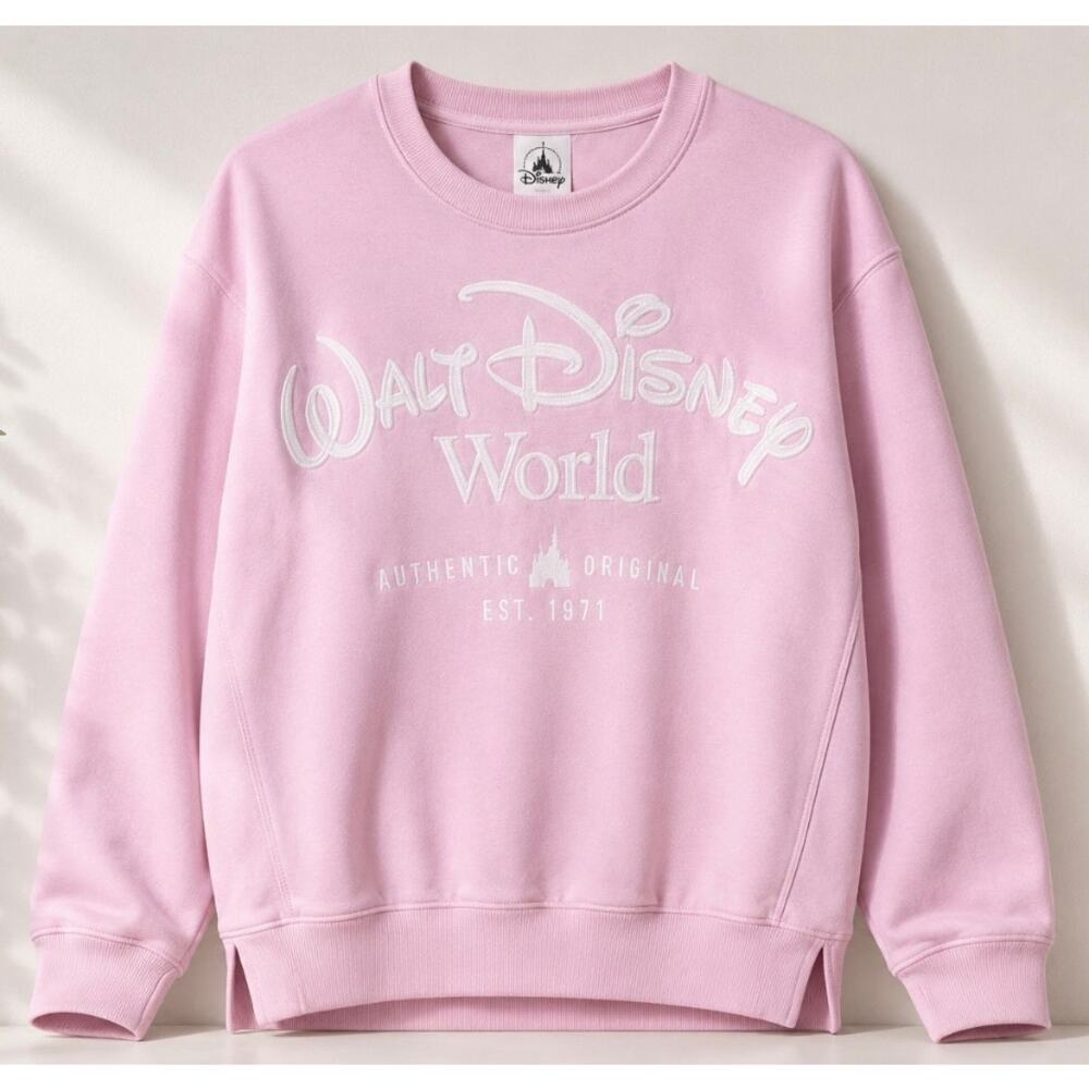 Disney Parks Walt Disney World Pink Pullover Sweatshirt